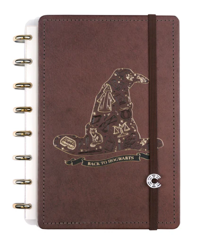 CADERNO CI BY HARRY POTTER CHAPÉU SELETOR