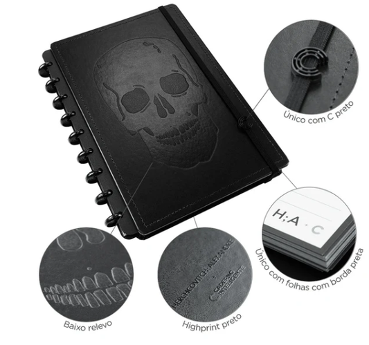 Caderno Alexandre Herchcovitch Black Ink
