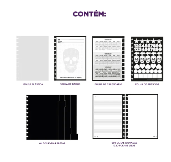 Caderno Alexandre Herchcovitch Black Ink