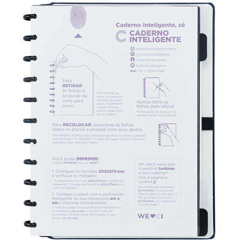Caderno Dark Blue