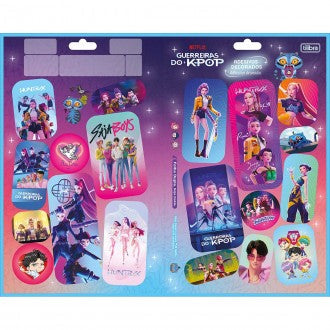 Adesivo Decorado Duplo G Guerreiras do KPOP