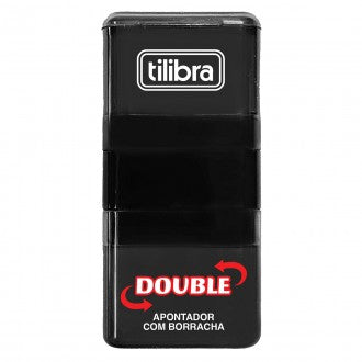 Apontador 1 Furo com Depósito e Borracha Double