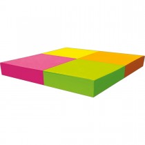 Bloco Adesivo Tili Notes 38x50mm 400 folhas 4 Cores Neon