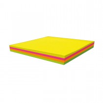 Bloco Adesivo Tili Notes 76x76mm 100 folhas 4 Cores Neon