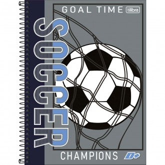 Caderno Espiral Capa Dura Universitário 10 Matérias D+ 200 Folhas - Sortido