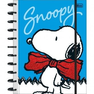 Caderno Tilidisco Capa Dura Universitário 10 Matérias Snoopy 160 Folhas