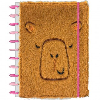 Caderno Universitário Tilidisco 10 Matérias Pelúcia CapyClub 160 Folhas