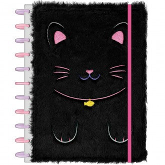 Caderno Universitário Tilidisco 10 Matérias Pelúcia Purrfect Cats 160 Folhas