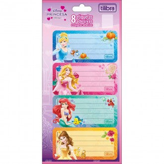 Etiqueta Escolar Adesiva Princesas