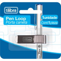 Pen Loop Prata - Clip Porta Caneta